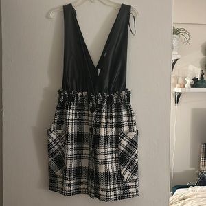 Zara tweed pinafore dress. Never worn